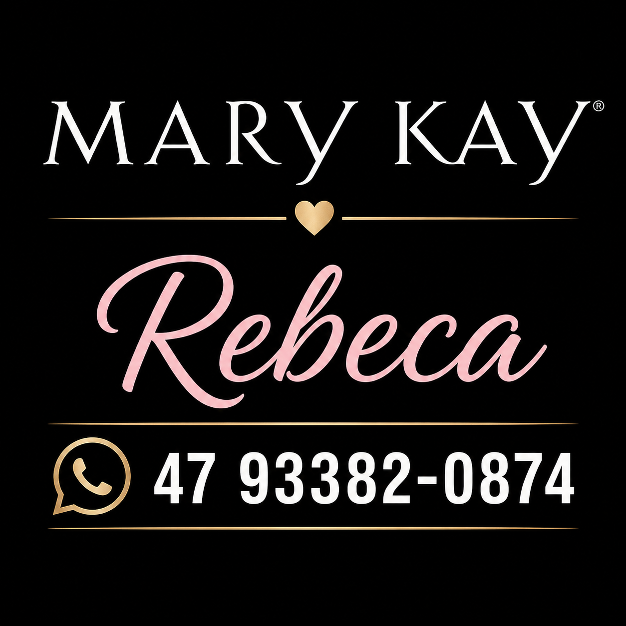 Rebeca Vendedora Mary Kay
